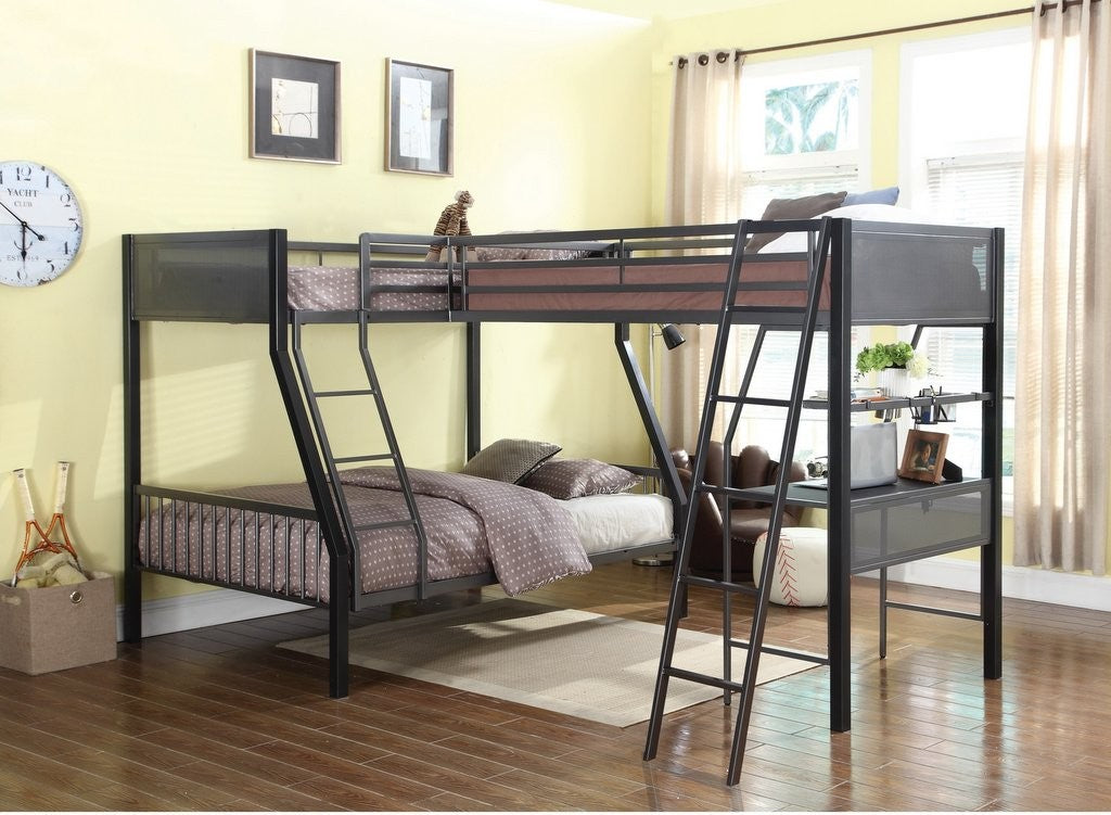 Myers Twin-Full Bunk Bed - Steel Construction