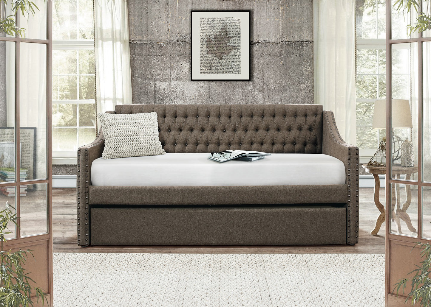 Tulney Daybed w/Trundle - 3 Colors