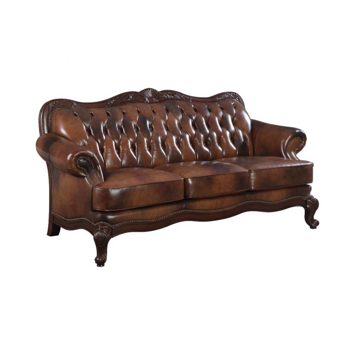 Coaster Furniture Victoria Living Room Sofa Group - Top Grain Leather