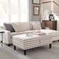 McLoughlin Upholstered Cream Sectional - Coaster 501840