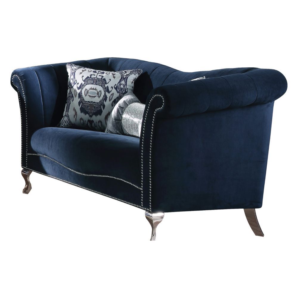 Acme Furniture Jaborosa Sofa Collection - Blue Velvet Fabric