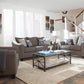 Salizar Sofa Collection by Coaster - Grey Linen-Like Fabric