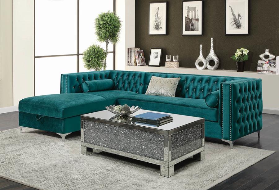 Bellaire Sectional - Teal