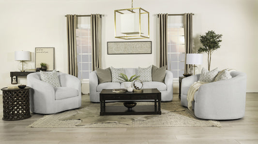 Rainn Boucle Latte Sofa Collection