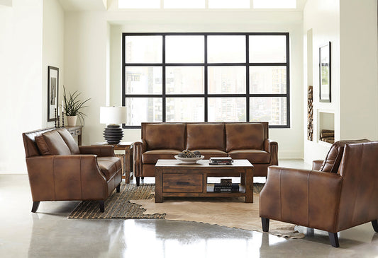Leaton Top Grain Leather Sofa Collection - Coaster Furniture