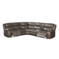Tavin Motion Sectional Acme 52540 - Gray Leather-Aire