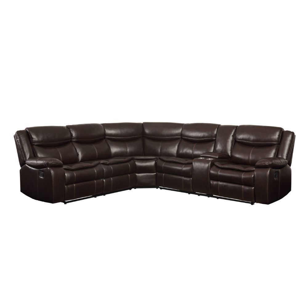 Tavin Motion Sectional 52545 - 3 Recliners - Brown or Gray