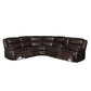 Tavin Motion Sectional 52545 - 3 Recliners - Brown or Gray