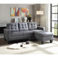 Earsom 52775 Seccional Reversible - Lino Gris