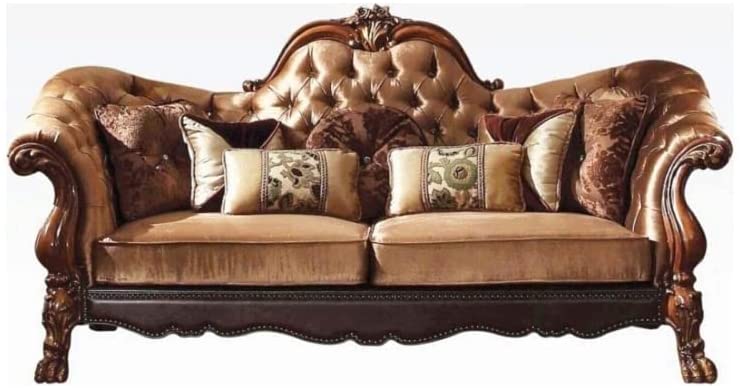 Dresden Sofa Collection 52095 ~ Cherry Oak Finish