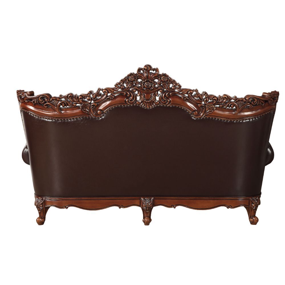 Acme Forsythia Sofa Collection - Top Grain Leather Match