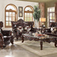 Acme Forsythia Sofa Collection - Top Grain Leather Match