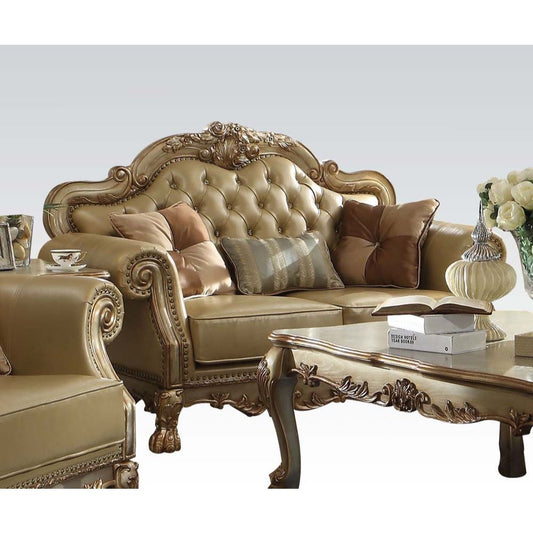 Colección de sofás Dresden 53160 - Acabado en pátina dorada