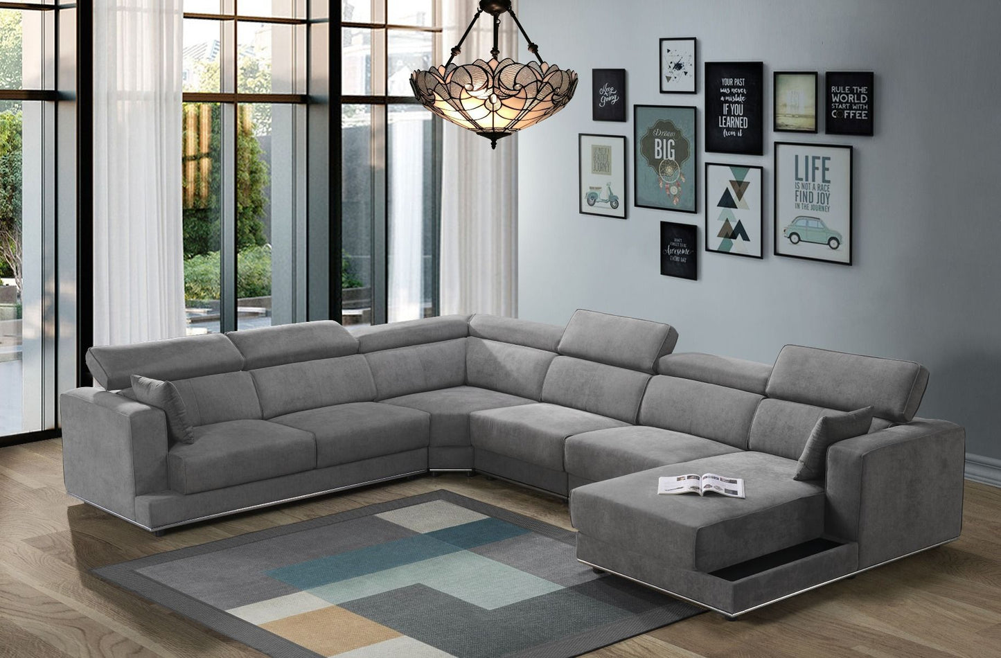 Alwin Modular Dark Gray Sectional by Acme - Build Your Own