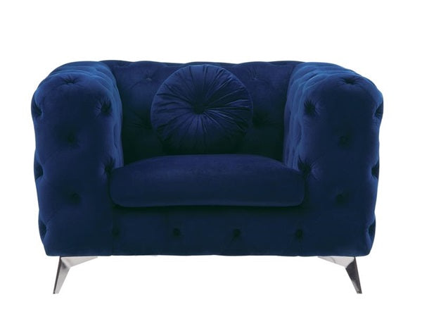 Acme Furniture 54902 Atronia Chair - Blue Fabric