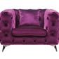 Acme Furniture 54907 Silla Atronia - Tela morada