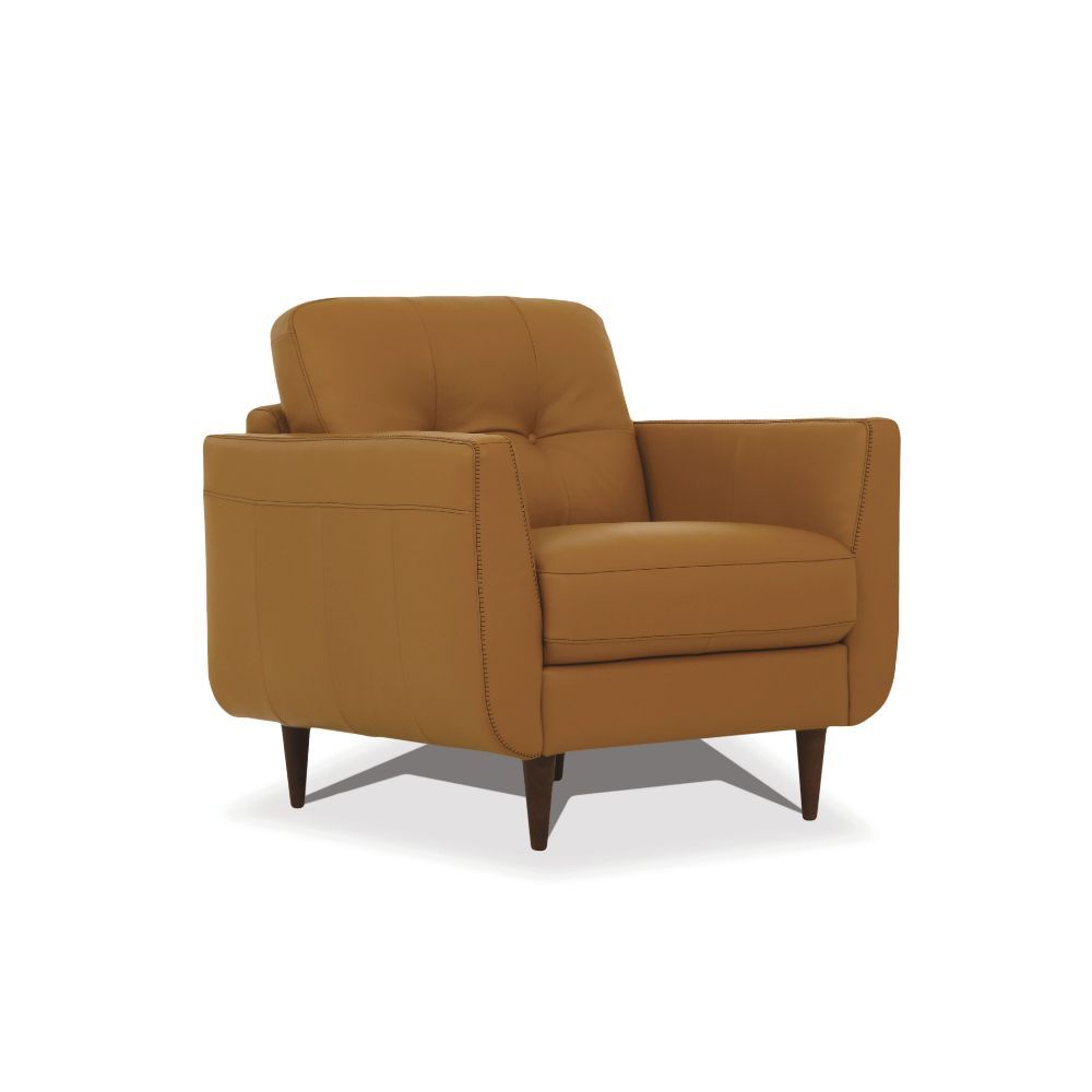 Acme 54957 Radwan Chair - Caramel Leather