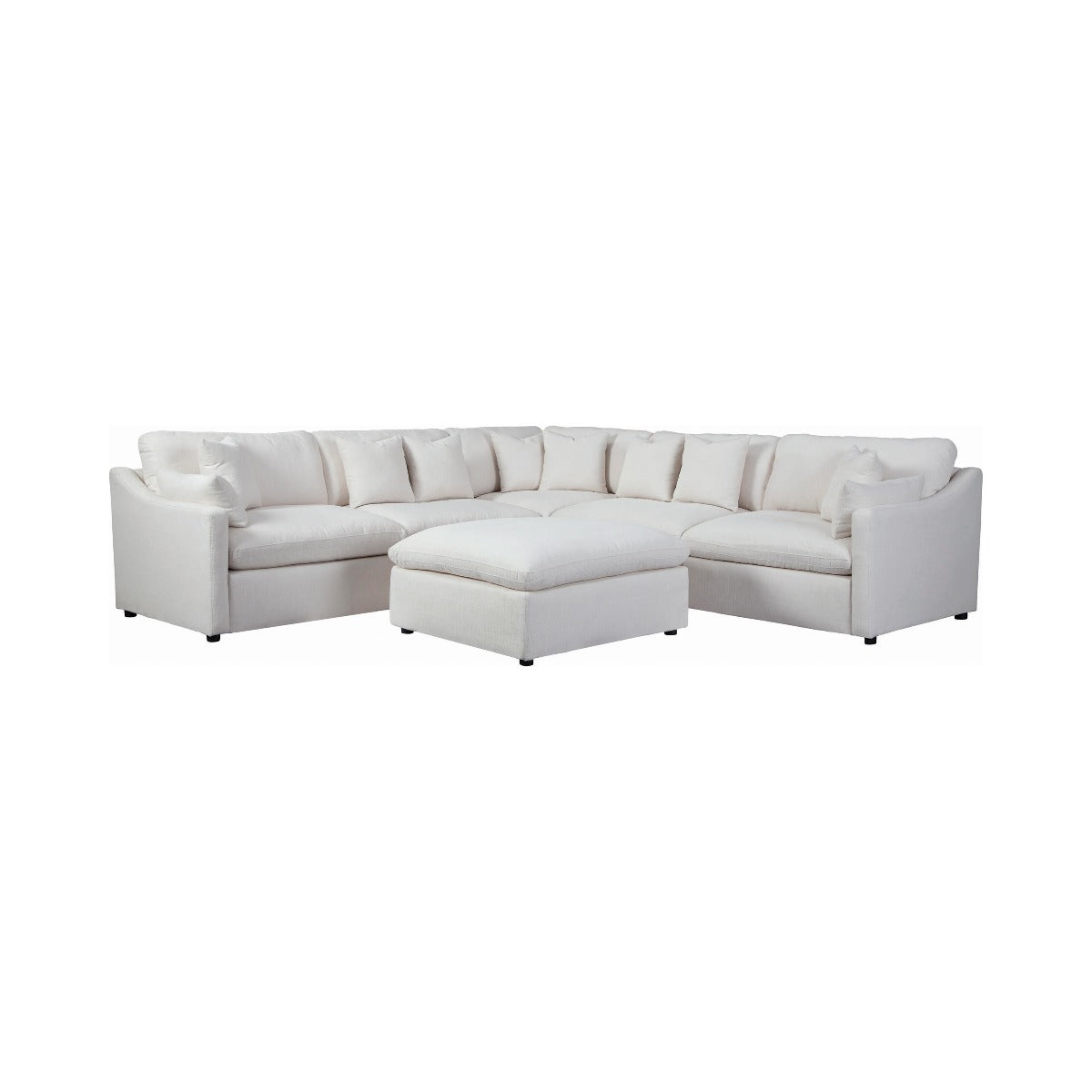 Coaster Hobson 6 Pc Modular Linen Sectional