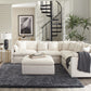 Coaster Hobson 6 Pc Modular Linen Sectional
