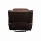 Jaylen Recliner 55427 - Toffee & Espresso Polished Microfiber