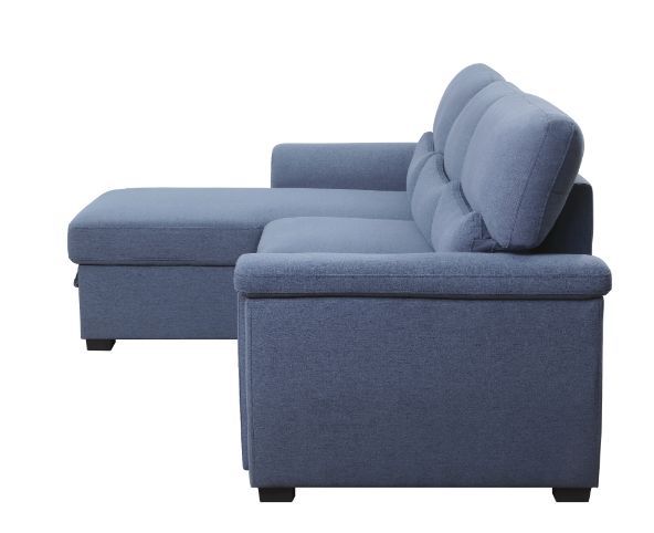 Noemi Reversible Storage Sleeper Sectional Sofa