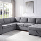 Nardo 55545 Storage Sleeper Sectional Sofa by Acme