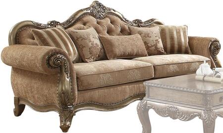 Acme Furniture 56020 Ragenardus Sofa Set - Antique White Finish