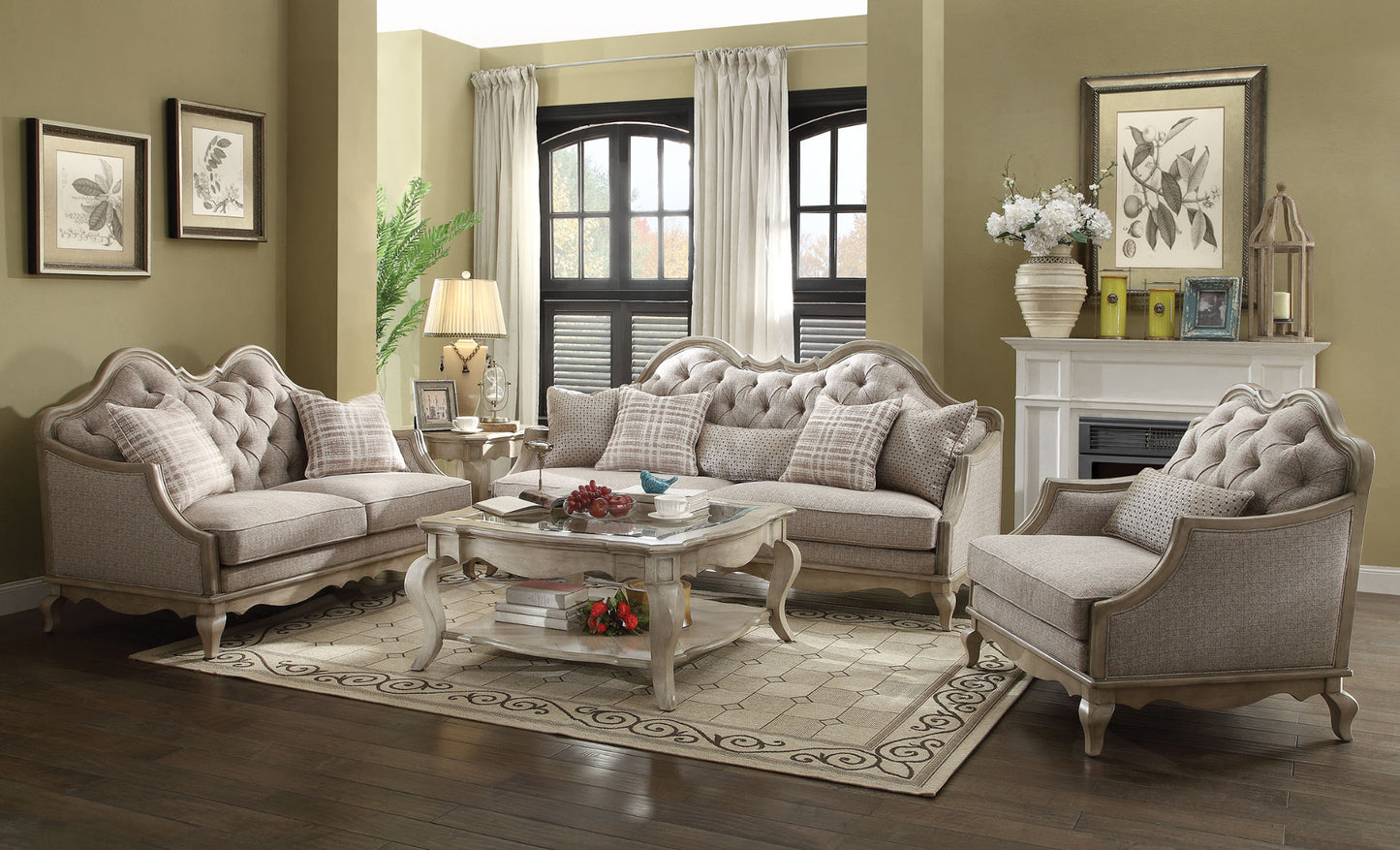 Chelmsford Sofa Collection - Antique Taupe Fabric