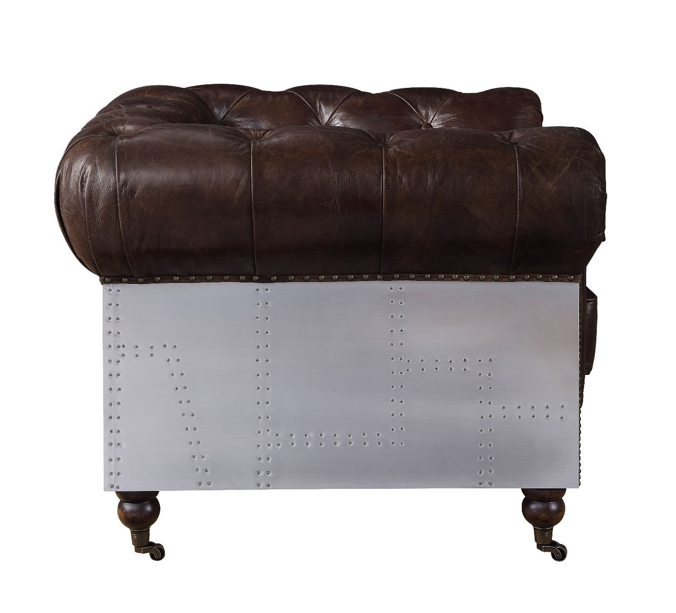 Acme 56590 Aberdeen Vintage Brown Top Grain Leather Sofa