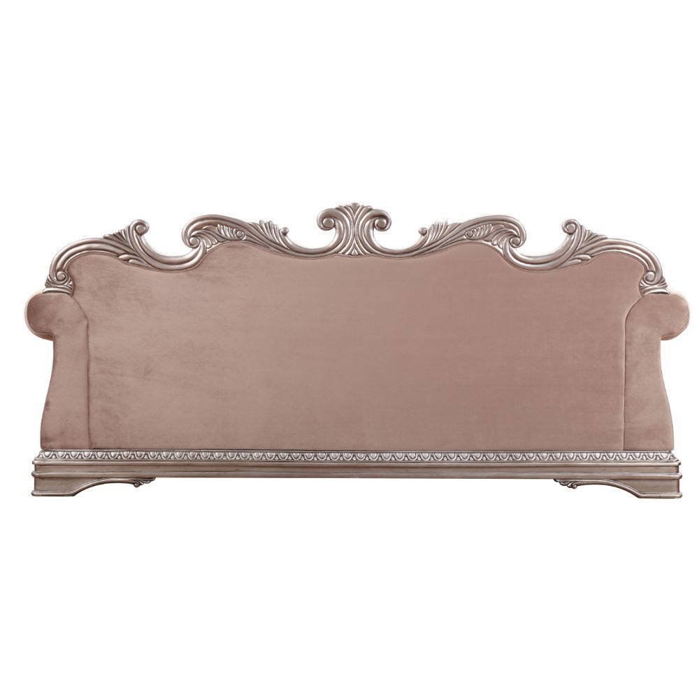 Northville Sofa Collection - Velvet Antique Champagne Finish