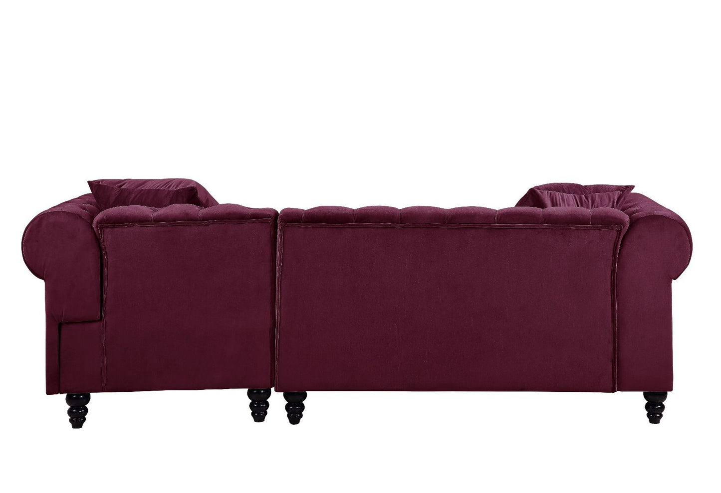 Adnelis 57315 Velvet Sectional Sofa by Acme