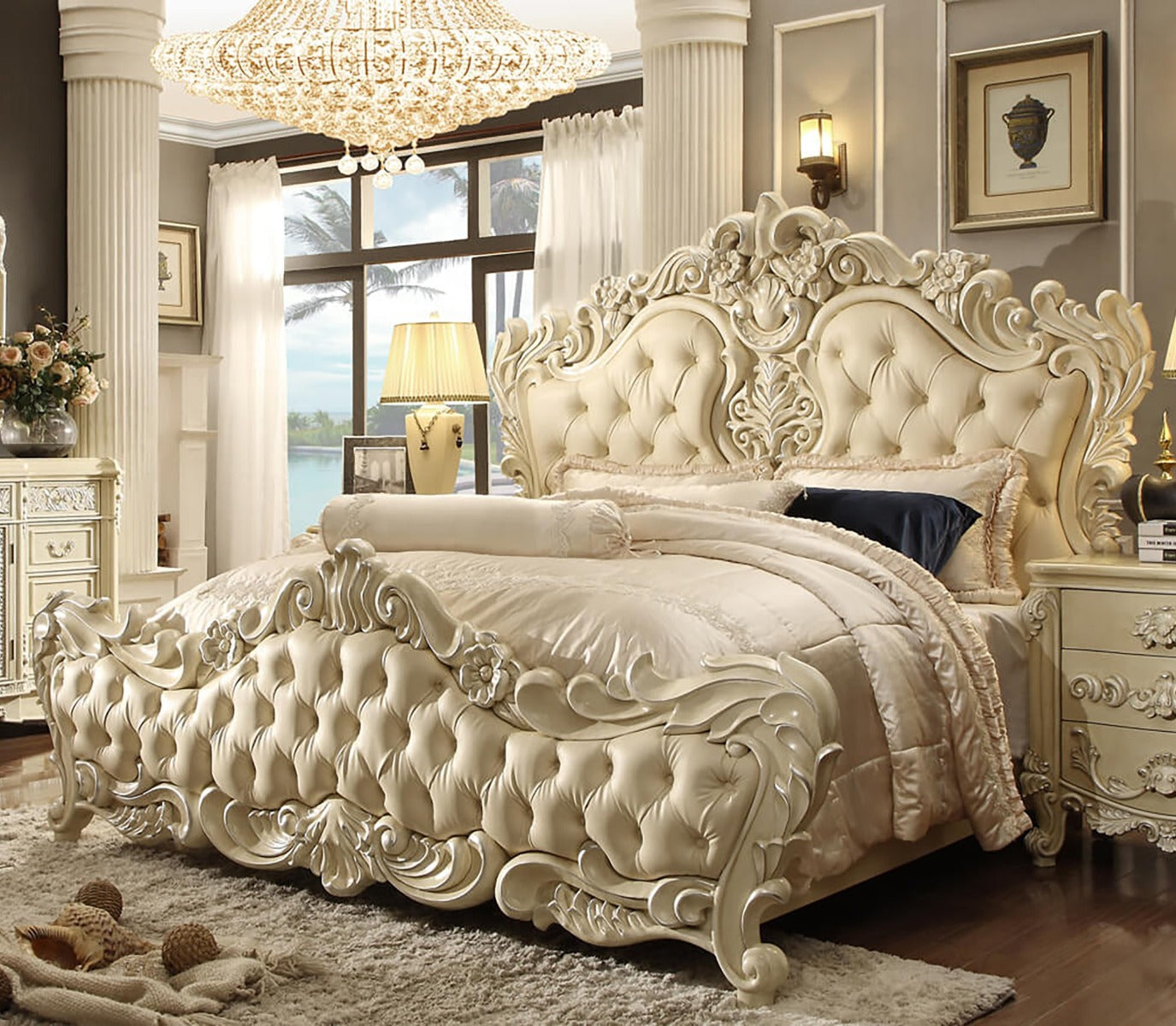 Homey Design HD-5800 California King Bed