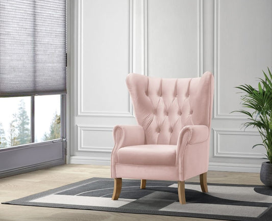 Adonis 59516 Accent Chair - Blush Pink