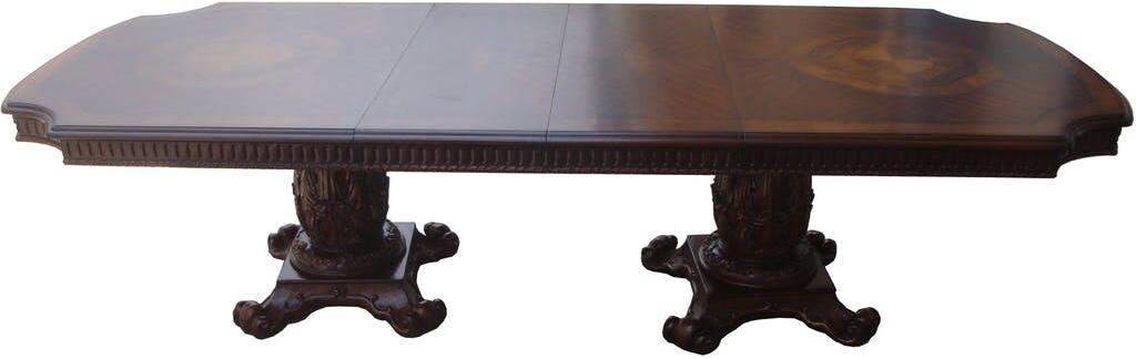 Acme 60000 Vendome Formal Dining Set - Double Pedestal Base