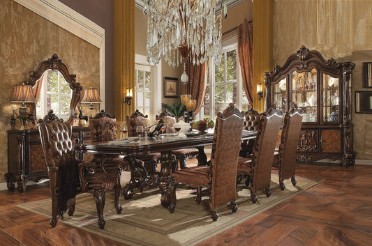 Versailles Dining Set by Acme 61100 - Cherry Oak Finish