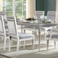 Maverick Platinum Dining Collection Acme 61800 - Diamantes de imitación