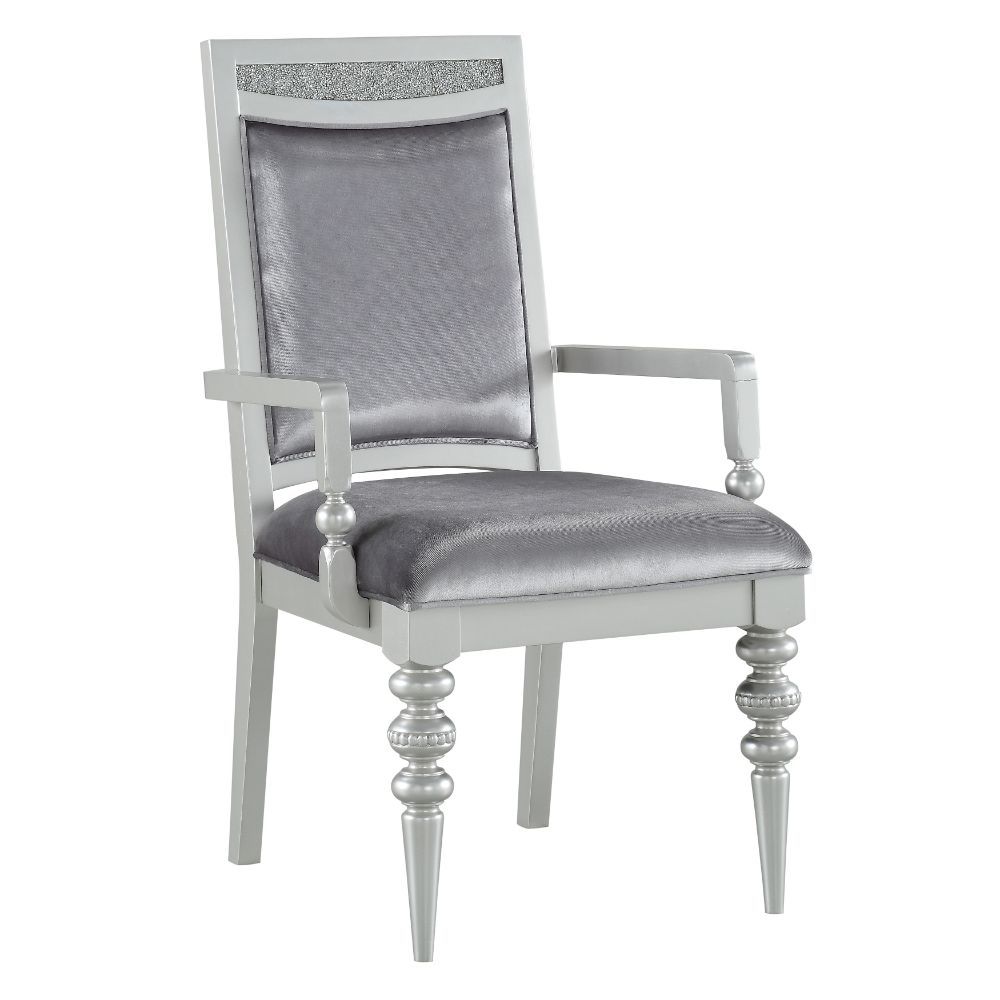 Maverick Platinum Dining Collection Acme 61800 - Diamantes de imitación