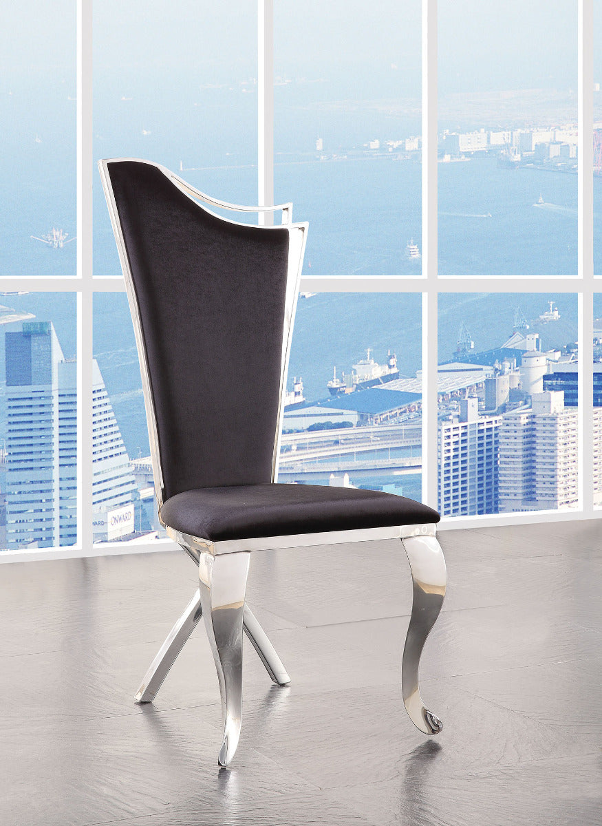 Fabiola Dining Collection by Acme Furniture - Stainless Steel