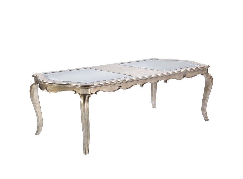 Esteban Antique Champagne Finish Dining Collection
