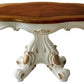 Picardy Round Dining Table - Antique Pearl + Cherry Oak