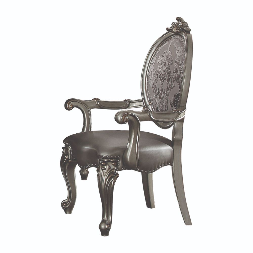 Versailles Rectangular Dining Set - Antique Platinum