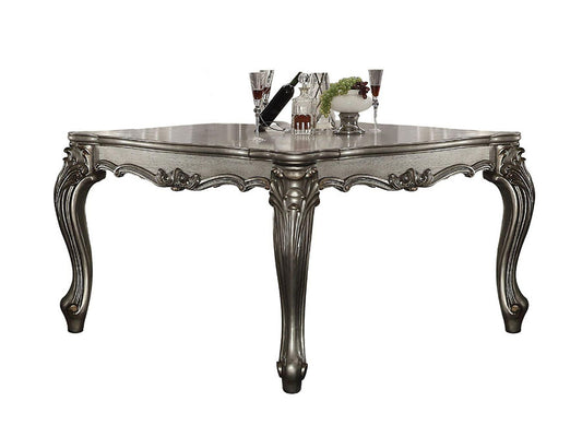 Colección de comedor con altura de mostrador Versailles - Platino antiguo