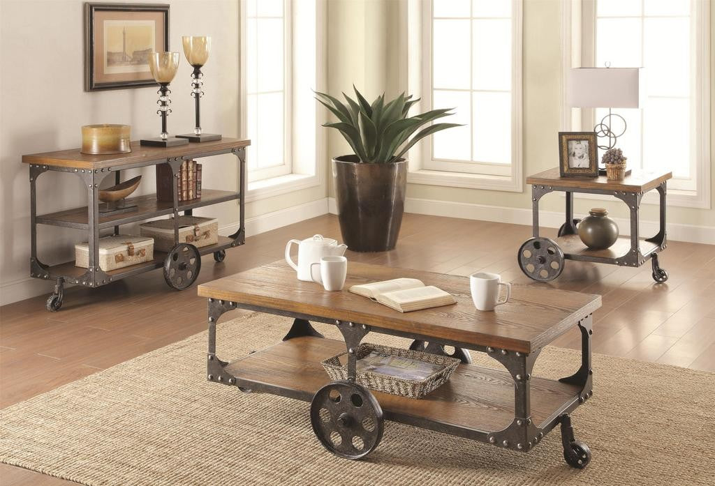 Shepherd Rustic Country Style Occasional Set