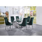 Dekel 70140 Vintage Glam Dining Collection - Green or Grey Chairs