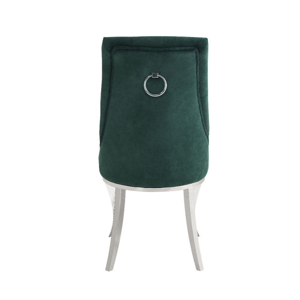 Dekel 70140 Vintage Glam Dining Collection - Green or Grey Chairs