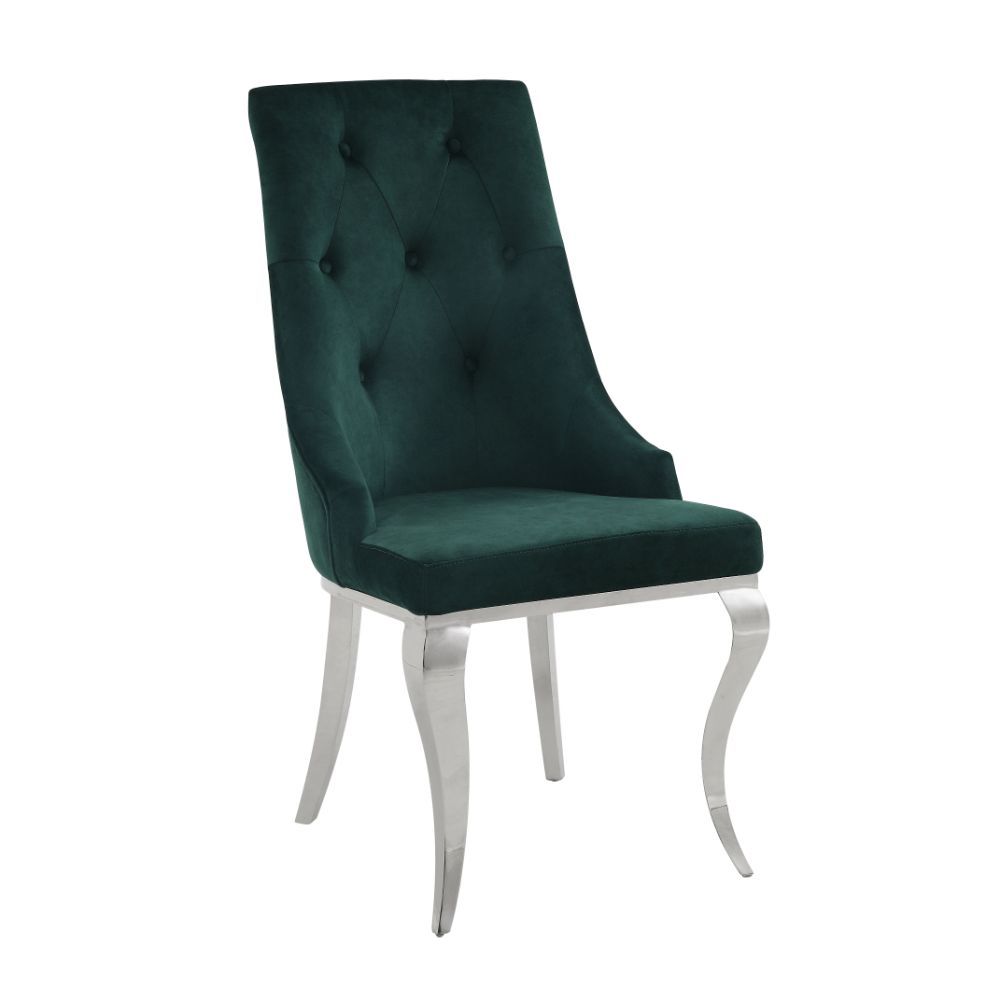 Dekel 70140 Vintage Glam Dining Collection - Green or Grey Chairs