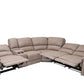 Modena 7098 Beige Chenille Power Recling Sectional
