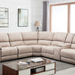 Modena 7098 Beige Chenille Power Recling Sectional