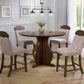 Maurice Dining Collection - Linen & Oak Finish