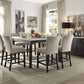 Nolan Marble Top Dining Collection - Salvage Dark Oak Finish